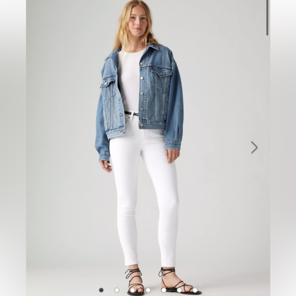 Levi’s White High Rise Skinny Jeans Size 29